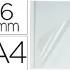Couverture fellowes thermorelieur pré-encollée dessus pvc dessous carton blanc 45/60f épaisseur 6mm a4 boîte 100f