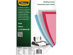 Couvertures fellowes transparente pvc 200 micra pack de 100