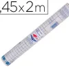 Couvre-livres carpentras polypropylène 0.45x2m 50 microns transparent rouleau adhésif repositionnable