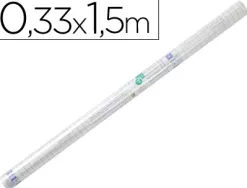 Couvre-livres liderpapel adhésif repositionnable 0.33x1.50m rouleau plastique 50 microns