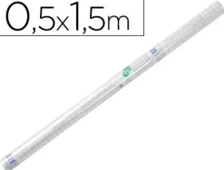 Couvre-livres liderpapel adhésif repositionnable 0.5x1.50m rouleau plastique 80 microns