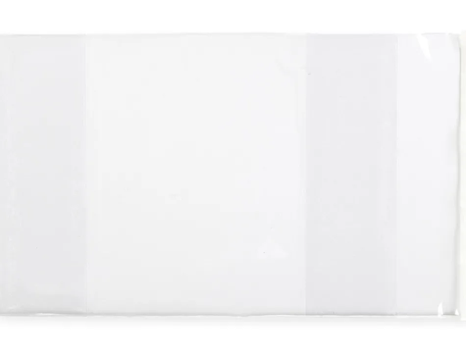 Couvre-livres liderpapel nº31 pvc transparent 13/100e 312x530mm avec rabat adhésif adaptable