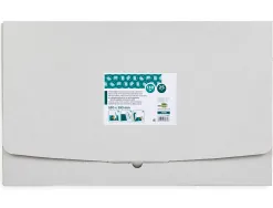 Couvre-livres liderpapel nº29 pvc transparent 13/100e 285x530mm avec rabat adhésif adaptable
