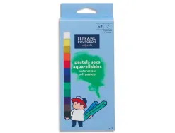 Craie lefranc bourgeois pastel tendre aquarellable finition lisse étui 12 unités