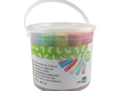 Craie trottoir liderpapel activités créatives scolaires coloris assortis boîte 20 unités