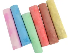 Craie trottoir liderpapel activités créatives scolaires coloris assortis boîte 6 unités