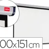 Écran projection nobo mural format 16/10 2 fixations mur ou plafond escamotable poids 7.22kg 200x151cm