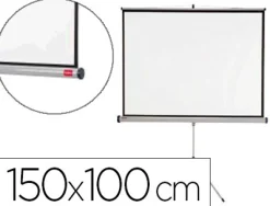 Écran projection nobo trépied format 16/10 inclinaison repliable poids 7.50kg 150x100cm