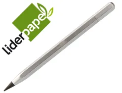 Crayon a papier liderpapel metal forme hexagonale pointe graphite hb