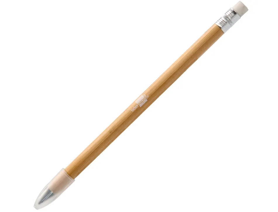Crayon a papier liderpapel corps en bambou pointe graphite hb avec gomme