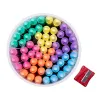 Crayon cire jovi jumbo coloris assortis multicultural pot 60 unites + taille-crayon