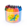 Crayon cire jovi jumbo easy grip coloris assortis pot 72 unites + 2 taille-crayons