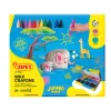 Crayon cire jovi jumbo easy grip coloris assortis boite 300 unites