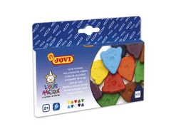 Crayon cire jovi l'ours magique triangulaire ergonomique forme tête ours pot 30 unités