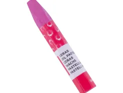Crayon cire liderpapel 75mm diamètre 12mm taille-crayons et porte-crayons offerts coloris brillants boîte 24 unités