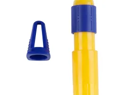 Crayon cire liderpapel 75mm diamètre 12mm taille-crayons et porte-crayons offerts coloris brillants boîte 24 unités