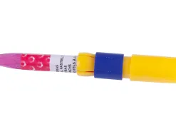 Crayon cire liderpapel 75mm diamètre 12mm taille-crayons et porte-crayons offerts coloris brillants boîte 24 unités
