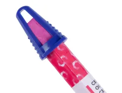 Crayon cire liderpapel 75mm diamètre 12mm taille-crayons et porte-crayons offerts coloris brillants boîte 24 unités