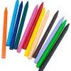Crayon cire liderpapel 115mm résistant non salissant effaçable étui carton 12 unités