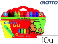Crayon couleur giotto be-bè pot 10 unités