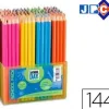 Crayon couleur jpc school day 180mm coloris assortis schoolpack 144 unités