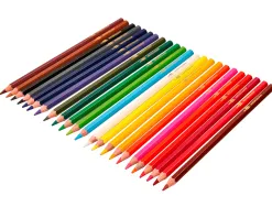 Crayon couleur liderpapel aquarellable coloris assortis tui carton 24 unit s
