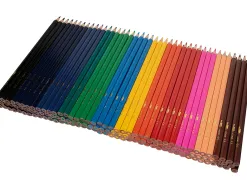 Crayon couleur liderpapel mine extra-résistante 174.5mm écriture douce 12 coloris intenses school pack 144 unités