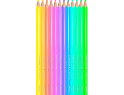 Crayon couleur maped color' peps couleur pastel carton 12 un