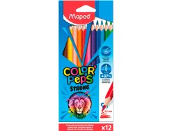 Crayon couleur maped color' peps strong ultra resistant carton de 12 un