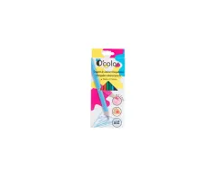 Crayon couleur resine o color corps triangulaire coloris assortis etui 12 unites