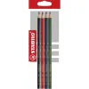 Crayon couleur stabilo multi-surfaces all mine grasse aquarellable coloris assortis ecopack 4 unites