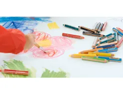 Crayon couleur stabilo woody multi-talent 3 en 1 maxi schoolpack carton 76 unites + 4 taille-crayons