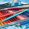 Crayon de couleur stabilo aquacolor arty aquarellable mine solide 2,8mm etui carton 24 unites