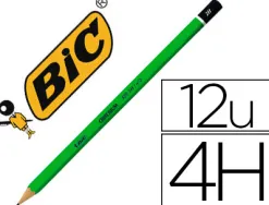 Crayon graphite bic critérium 550 4h bois hexagonal tête trempée baguée excellente taillabilité