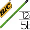 Crayon graphite bic critérium 550 5b bois hexagonal tête trempée baguée excellente taillabilité