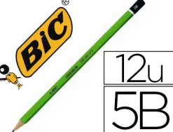 Crayon graphite bic critérium 550 5b bois hexagonal tête trempée baguée excellente taillabilité
