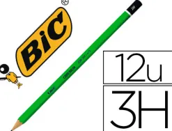 Crayon graphite bic critérium 550 3h bois hexagonal tête trempée baguée excellente taillabilité