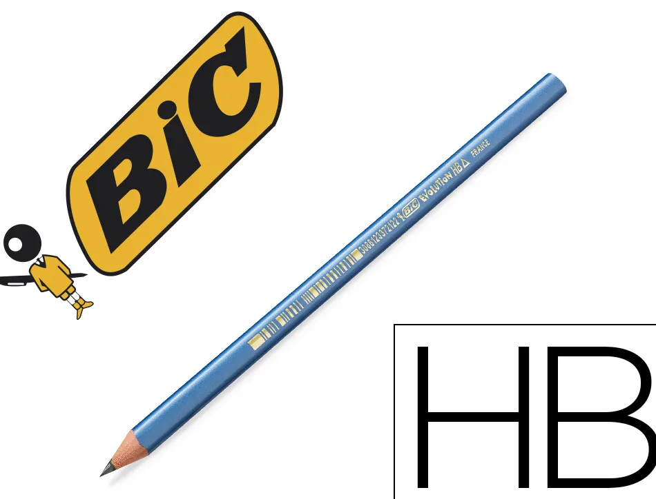 Crayon graphite bic evolution triangle mine hb ultra résistante
