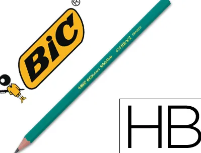 Crayon graphite bic évolution hexagonal corps résine synthèse résiste mordillage mine hb