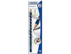 Crayon graphite groove slim hb lyra forme triangulaire gauchers et droitiers diametre 7mm