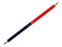 Crayon graphite liderpapel bicolore bleu/rouge mine moyenne ultra-résistante bois grande qualité