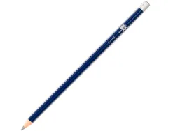 Crayon graphite liderpapel bois corps triangulaire métallisé coloris vifs mine ultra-résistante sans gomme