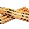 Crayon graphite lyra ferby nature b gros module 12cm bois de hetre corps triangulaire mine 6mm etui 12 unites
