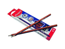 Crayon graphite maped black peps recycle haute qualite etui de 12 unites
