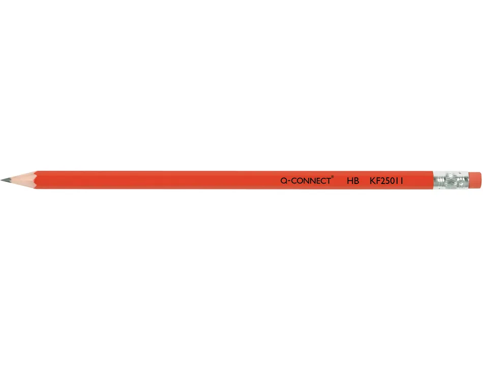 Crayon graphite q-connect hb corps hexagonal usage courant bout gomme
