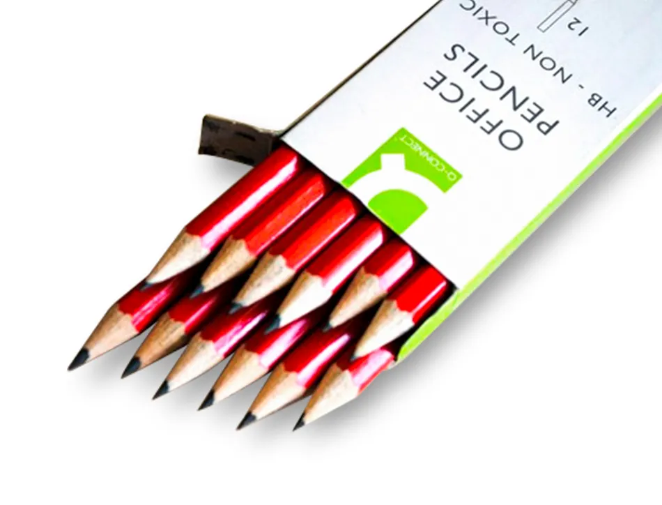 Crayon graphite q-connect hb corps hexagonal usage courant