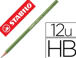 Crayon graphite stabilo greengraph hexagonal bois fsc vernis mat mine ultra résistante hb
