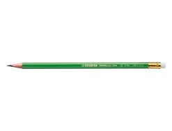 Crayon graphite stabilo greengraph hexagonal bois fsc vernis mat mine ultra résistante hb bout gomme