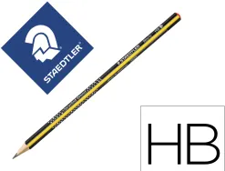 Crayon graphite staedtler noris eco 183 wopex hb corps triangulaire mine résistante étui 12 unités boite de 12
