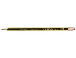 Crayon graphite staedtler noris 120 hb hexagonal mine 2mm très résistante embout gomme
